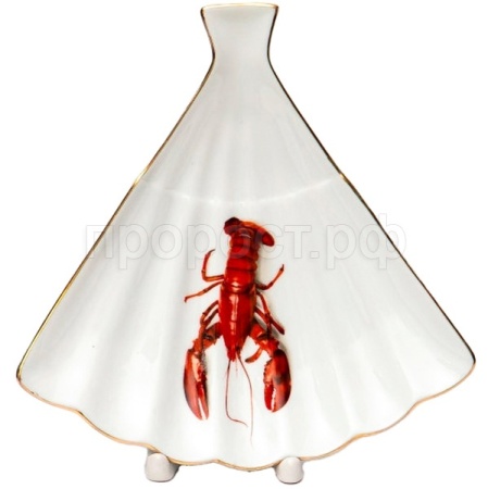 Икорница 20,5*21*3см Рак речной 102-12011 Икорница 20,5*21*3см Рак речной 102-12011