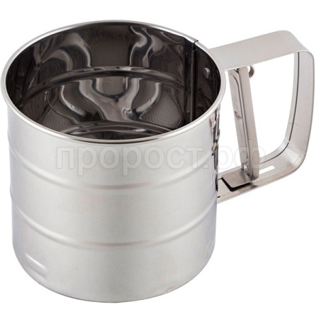 Сито-кружка 10,5*9,5см FORNATA сталь 006640 /72шт/Mallony