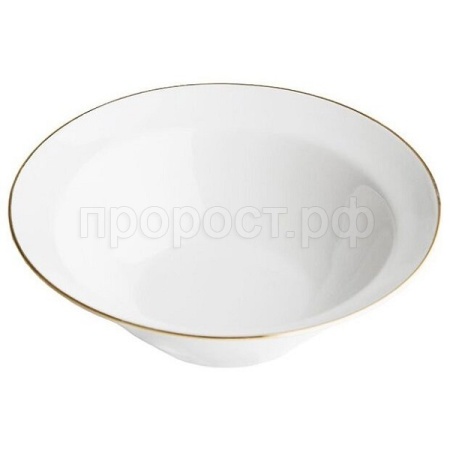 Миска 500мл Отводка золотом фарфор  Миска 500мл Отводка золотом фарфор