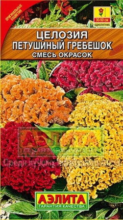 Целозия Петушиный гребешок смесь