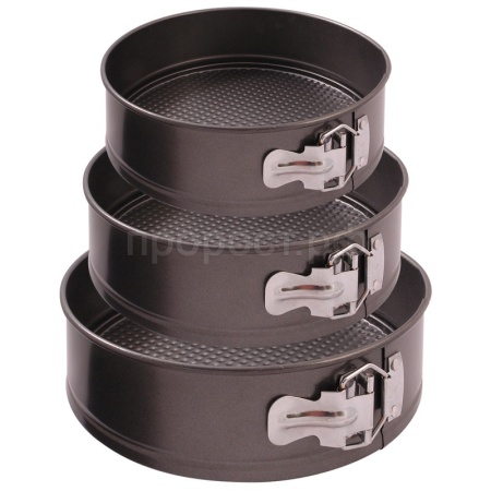 Форма д/выпечки (3шт) D20/22/24см металл, раскладные SF-002SET/12шт/191312