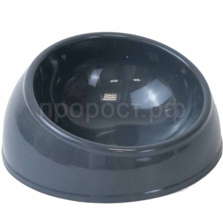 Миска пластик ZooM Сфера малая серая 11см/2221/Дарэлл