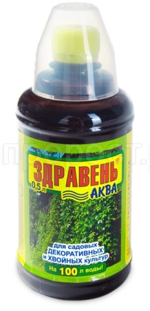 Здравень Аква для Садовых декоративных и хвойных культур 0,5л 