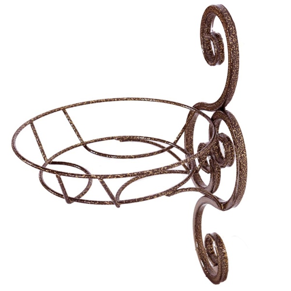 Подставка Настенная РЗДИ Муза 1 горшок медь