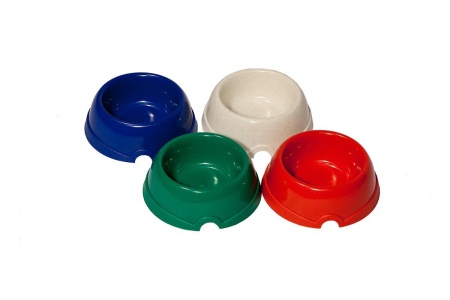 Миска одинарная пластик №2 100мл светло-серый