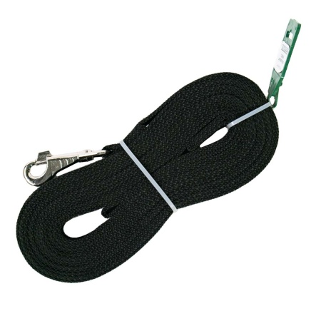 Поводок капрон 20мм*7м черный  DONBARON