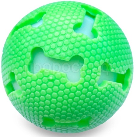 Игрушка с Мяч светящийся 7см ИС-43 зеленый