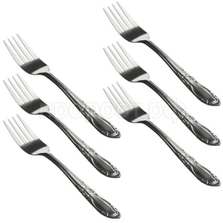 Вилка столовая (6шт) нерж. 0,7мм AST-001-ВС-6 /80шт/ASTELL