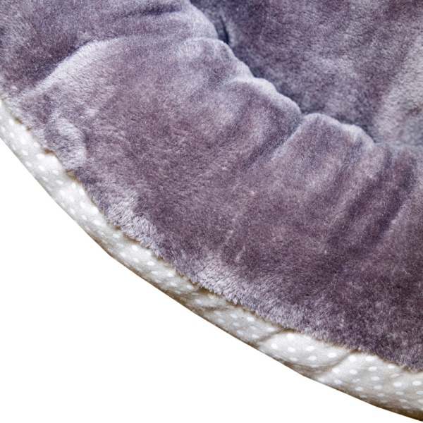 Лежанка ватрушка плюш бежевый горох 70*17см/DONBARON Лежанка ватрушка плюш бежевый горох 70*17см/DONBARON