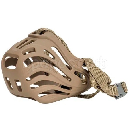 Намордник силикон L обхват носа 25см длина носа 11,1см НН-19 бежевый