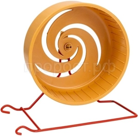 Игрушка Колесо D140 литое на металлической подставке для грызунов /3139  Игрушка Колесо D140 литое на металлической подставке для грызунов /3139