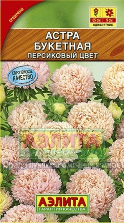 Астра Букетная персиковый цвет 0,2г