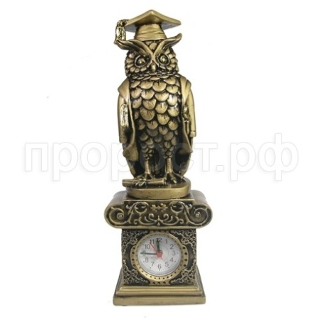Часы Сова-магистр L10,5W8,5H31см 713221/SH009 Часы Сова-магистр L10,5W8,5H31см 713221/SH009