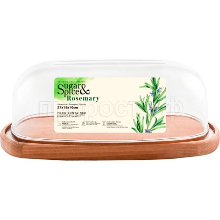 Контейнер д/хранения прод. Sugar&Spice Rosemary деревянный SE1048 27*18*10см /6шт/ПР 