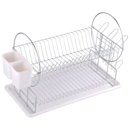 Сушилка для посуды 2-ух уровневая настольная 50*23*36см 310851 Сушилка для посуды 2-ух уровневая настольная 50*23*36см 310851