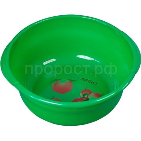 Таз 20л "Новинка" с ручками фисташковый 03016 Таз 20л "Новинка" с ручками фисташковый 03016