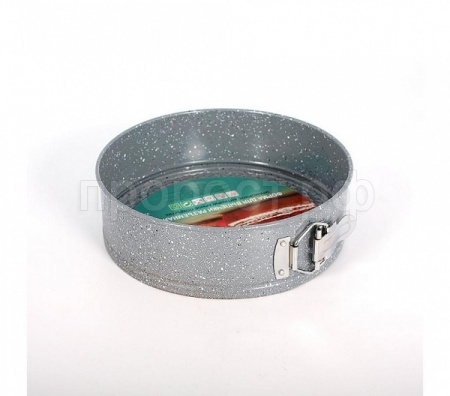 Форма д/выпечки разъем. круглая мраморная 22*7см КТ-ФВ-К22М /4шт/Катунь