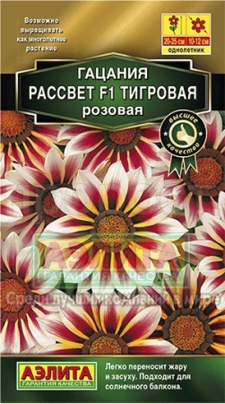 Гацания Рассвет F1 тигровая розовая 4шт