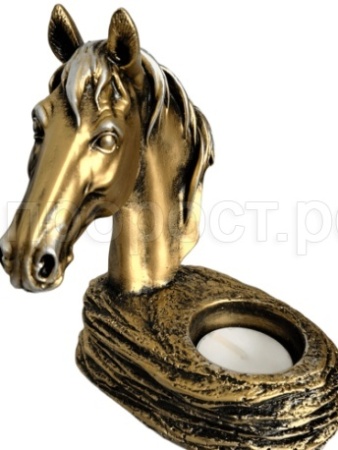Подсвечник Конь (золото+серебро) 718634/I188 Подсвечник Конь (золото+серебро) 718634/I188