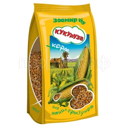 Корм для птиц и грызунов Кукуруза 800гр