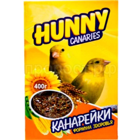 Птицы Ханни д/канареек зерносмесь 400гр/20шт/Вестерн