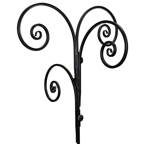 Стойка садовая ПАЛЬМА черная РЗДИ/1шт