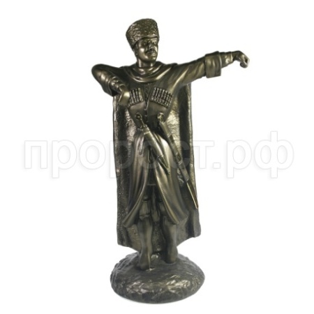 Фигура Джигит (золото) L19W23H45см 713036/F663