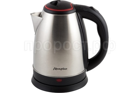 Чайник электр. 1,8л МАТРЕНА сталь, цветы МА-001 красный 005457 /12шт/