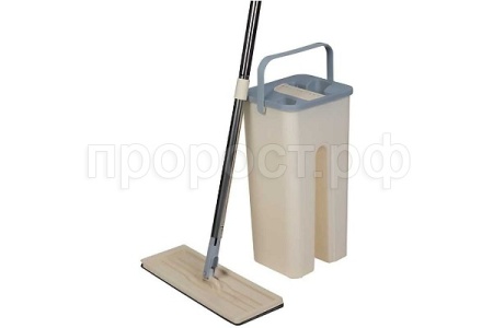 Швабра д/пола CLEAH HANDS насадка микрофибра+ведро 310486 /16шт/Рыжий Кот Швабра д/пола CLEAH HANDS насадка микрофибра+ведро 310486 /16шт/Рыжий Кот