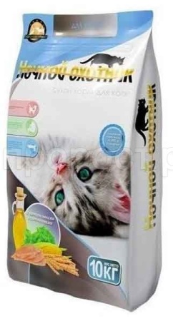 Корм для котят Ночной охотник 10кг премиум